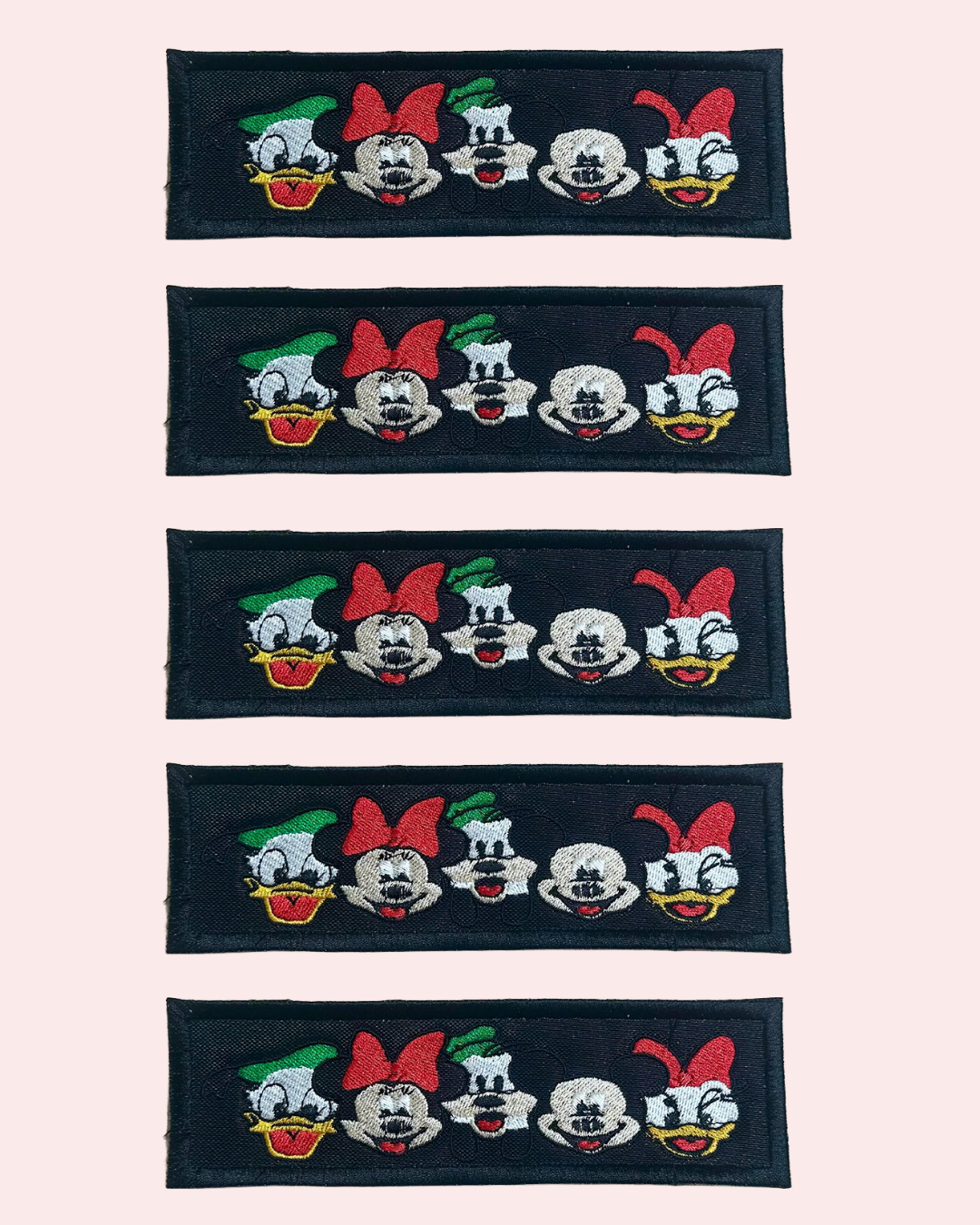 Patch Disney ricamata termoadesiva toppa personalizzata 5 pezzi | KaleidoShop