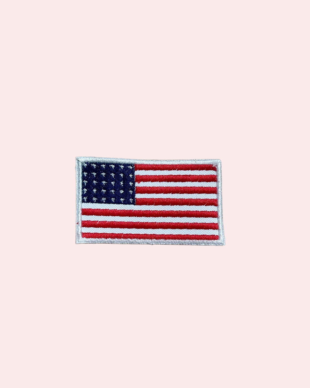 Patch bandiera americana ricamata toppa termoadesiva USA | KaleidoShop