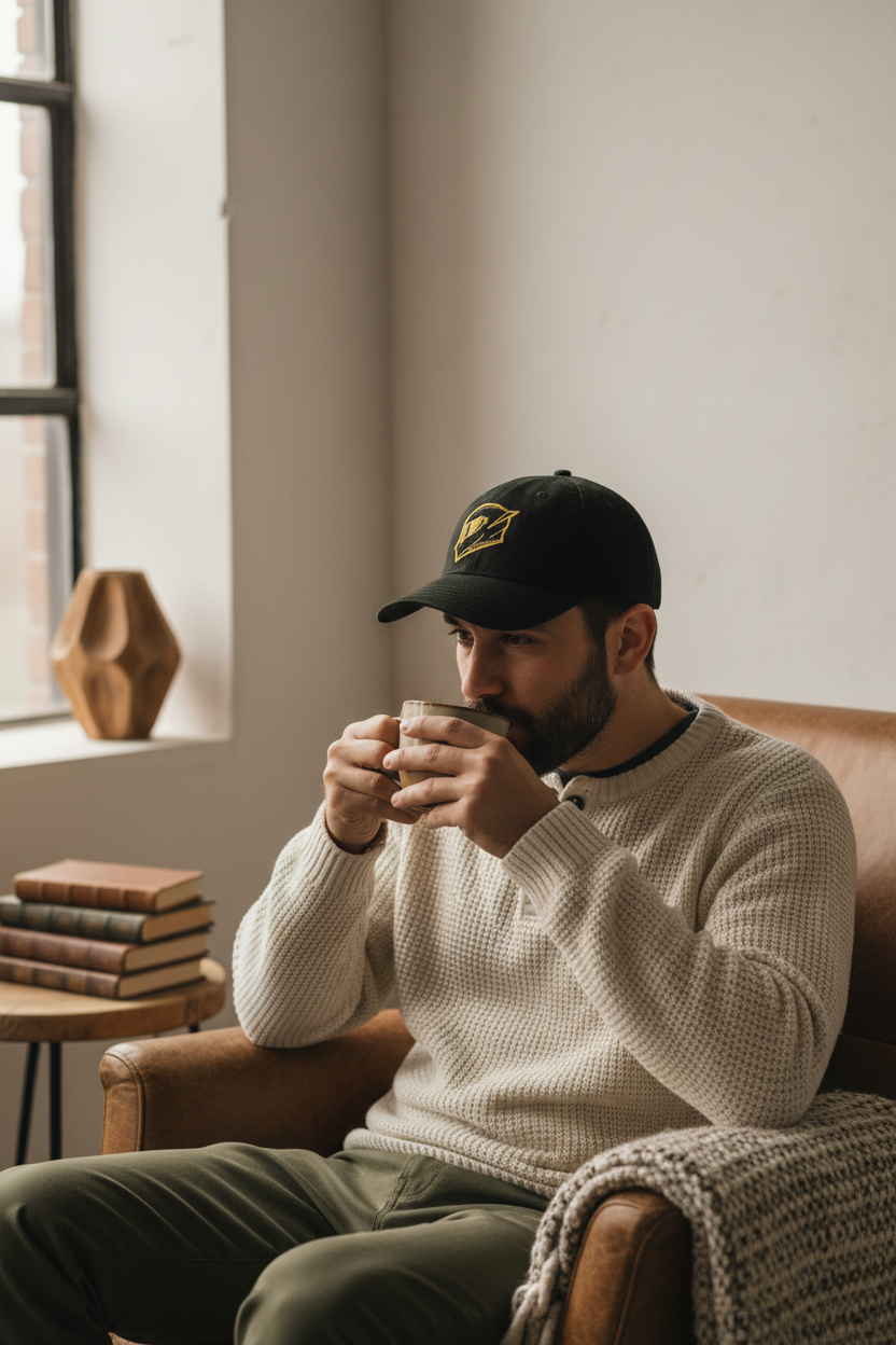 CURVE Helmet Cap con ricamo casco – Collezione CURVE KaleidoShop