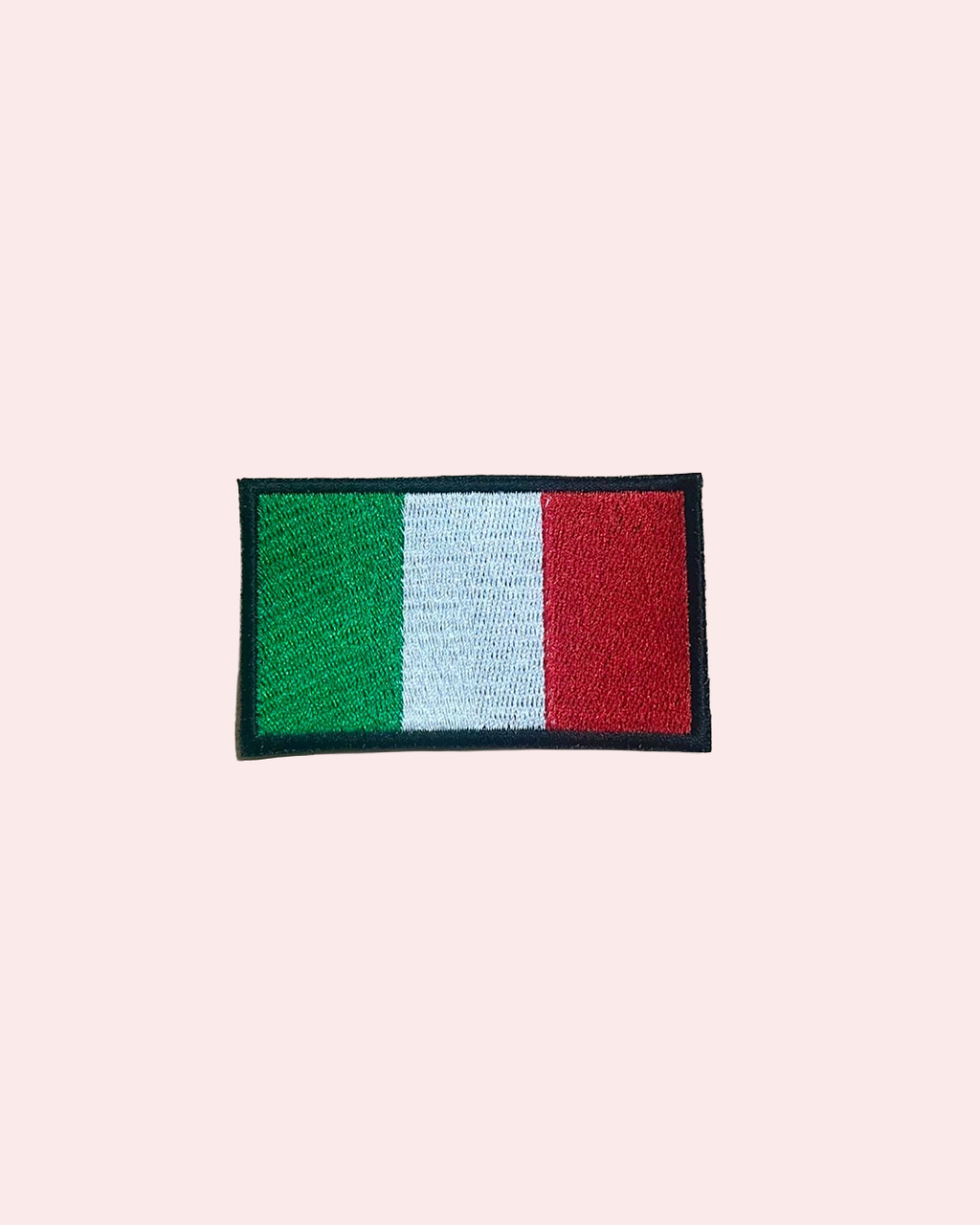 Patch bandiera italiana ricamata toppa termoadesiva | KaleidoShop