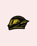 CURVE Helmet Patch con ricamo casco – Collezione CURVE KaleidoShop