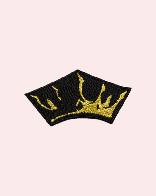 CURVE Crown patch con ricamo corona – Collezione CURVE KaleidoShop