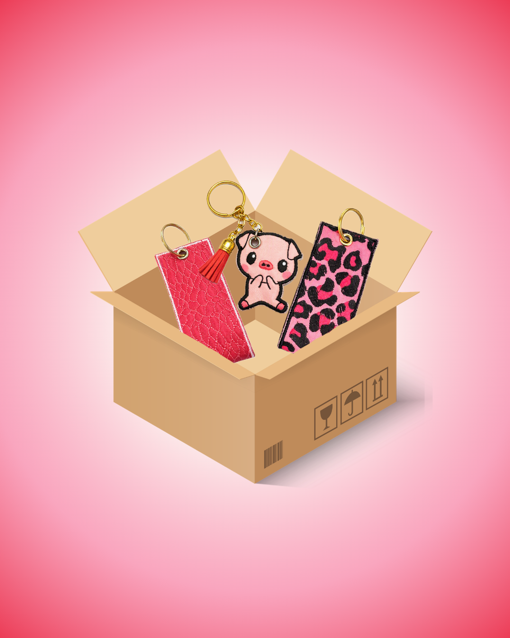 Box Pink Portachiavi – Set regalo per Natale