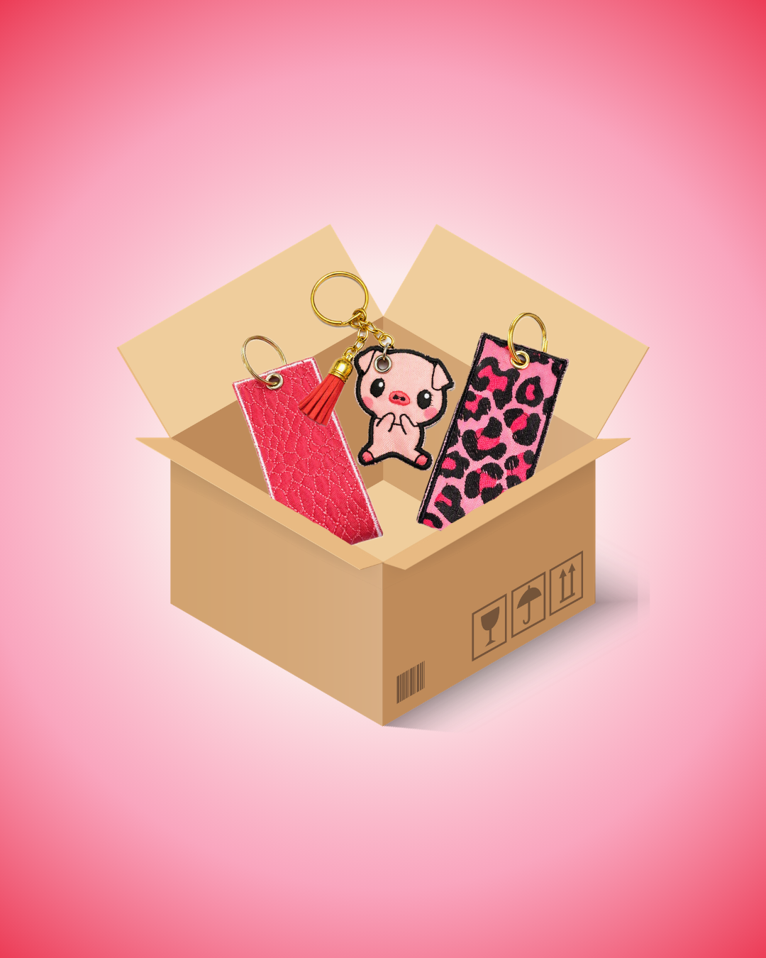 Box Pink Portachiavi – Set regalo per Natale